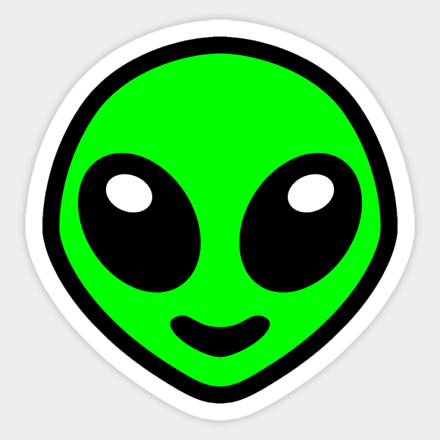 Stranger Alien Acid Sticker by Cocolima